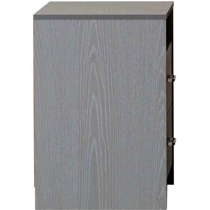 Felix 2 Drawer Bedside - Grey