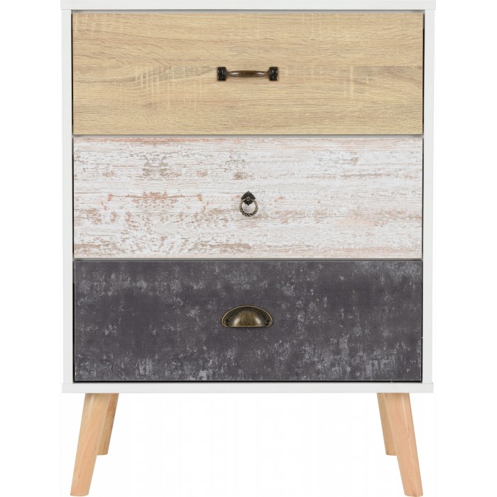 Nordic 3 Drawer Chest -...