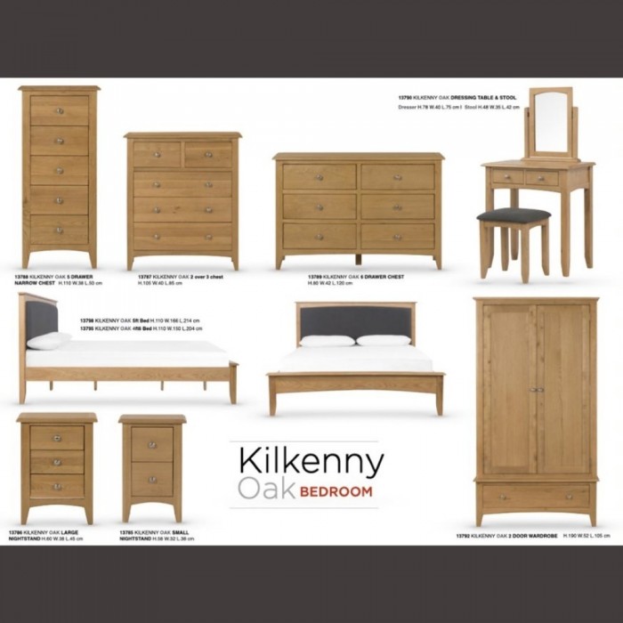 Kilkenny 6 Drawer Chest - Oak