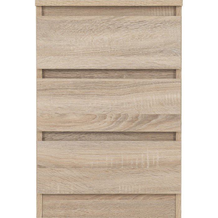 Malvern 3 Drawer Bedside Cabinet - Sonoma Oak