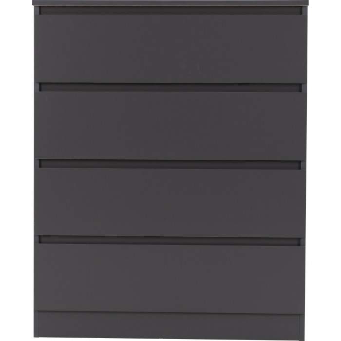 Malvern 4 Drawer Chest - Grey