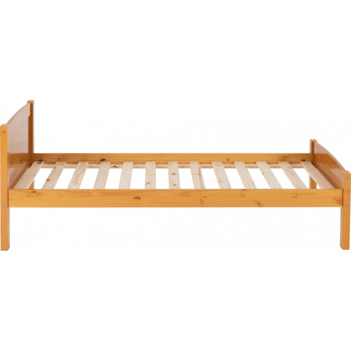 Amber 3FT Bedframe - Antique Pine