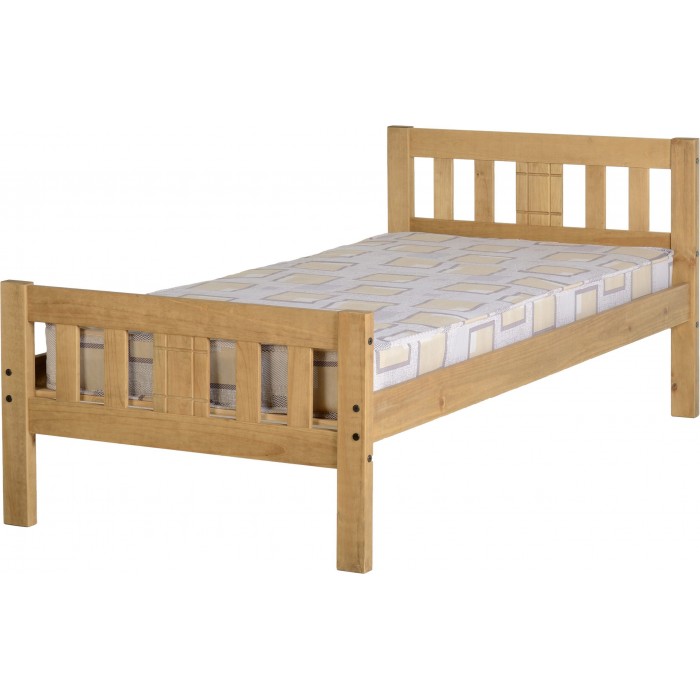 Rio 3'0 Bedframe - Distressed Waxed Pine