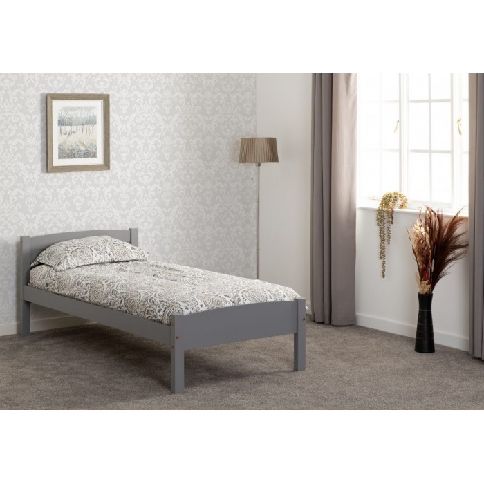 Amber 3FT Bedframe - Grey...