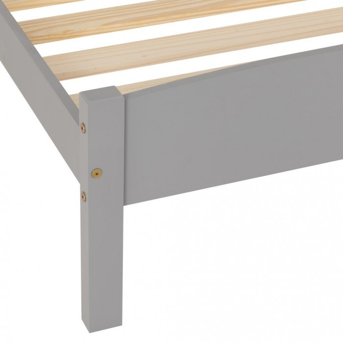 Amber 3FT Bedframe - Grey Slate