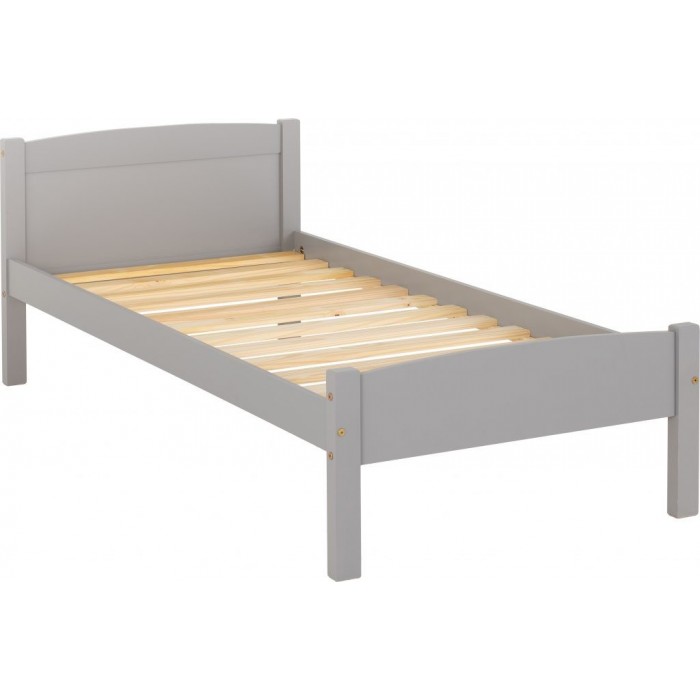 Amber 3FT Bedframe - Grey Slate