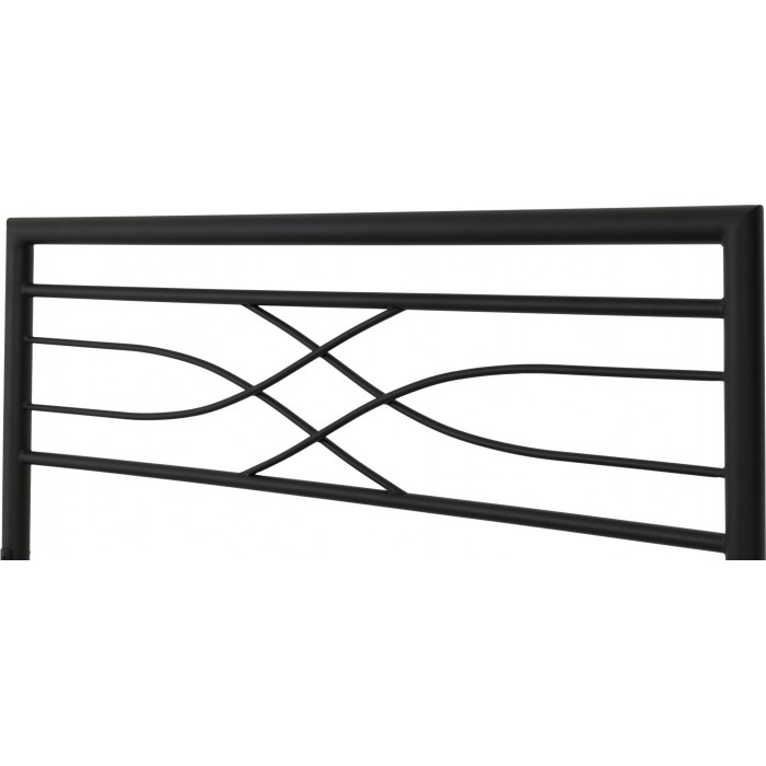 Kelly 4FT6 Bedframe - Black