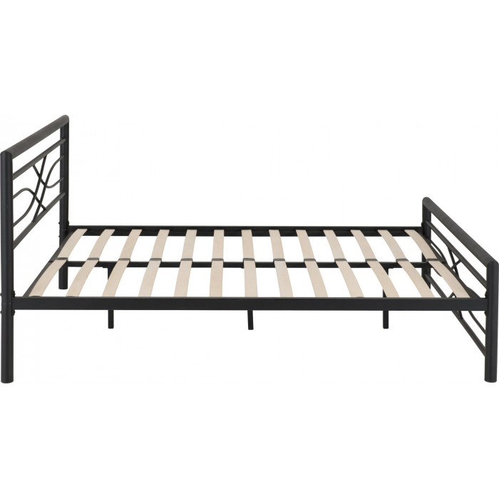 Kelly 4FT6 Bedframe - Black