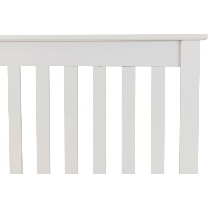 Monaco 4ft6 Low End Bedframe - White