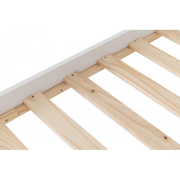 Amber 4FT6 Bedframe - White