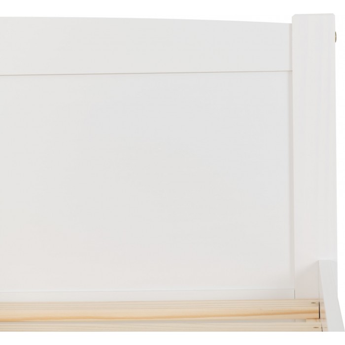 Amber 4FT6 Bedframe - White