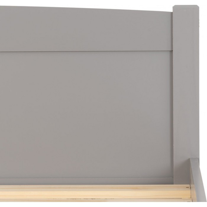 Amber 4FT6 Bedframe - Grey Slate