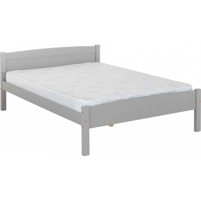 Amber 4FT6 Bedframe - Grey Slate