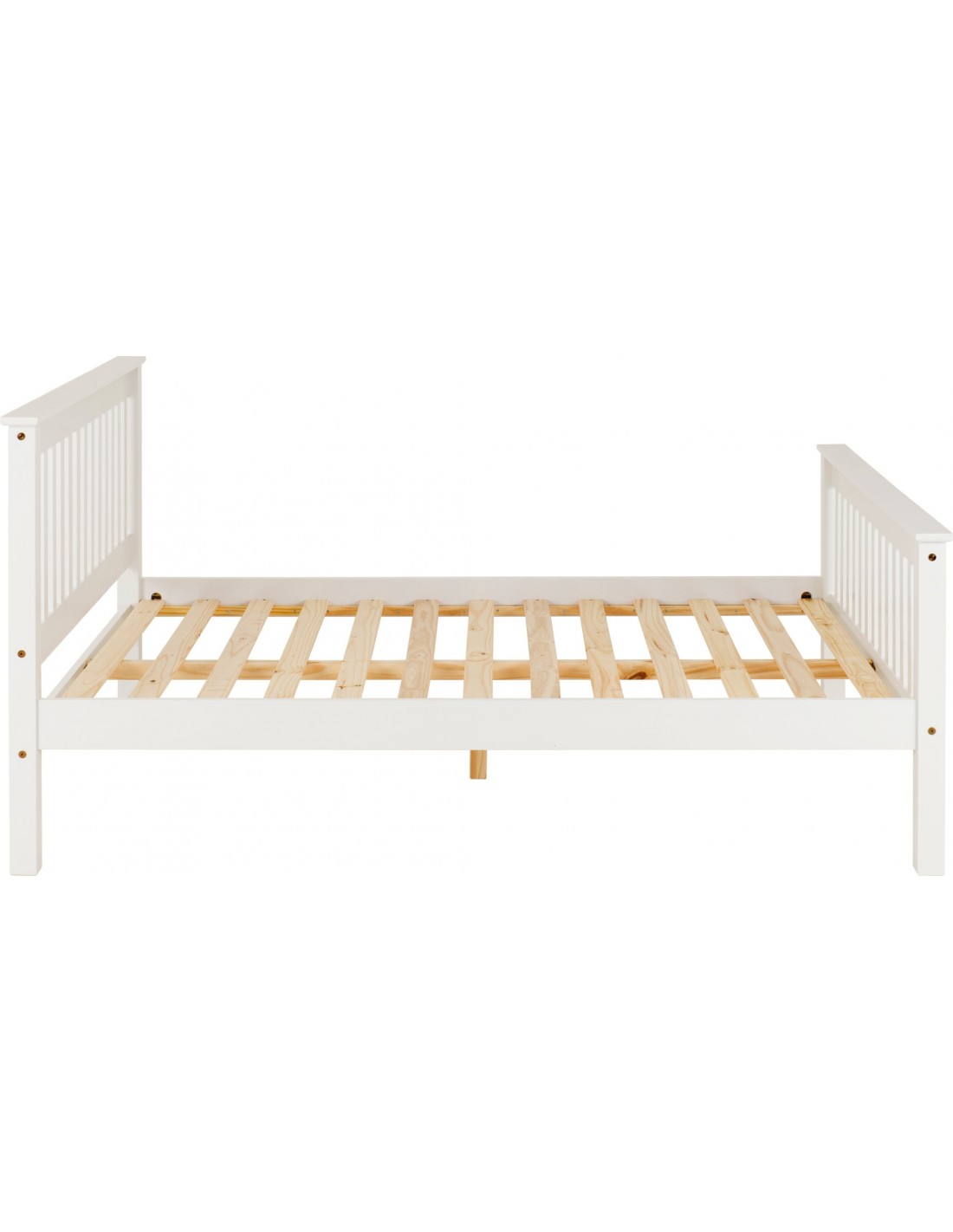 Monaco 5ft High End Bedframe White