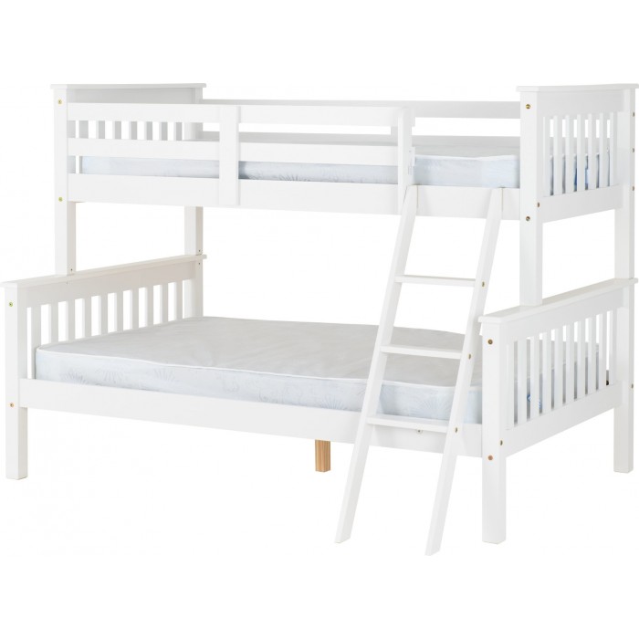 Neptune Triple Sleeper Bedframe- White