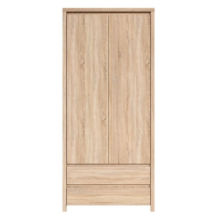 Lincoln 2 Door 2 Drawer Wardrobe - Sonoma Oak