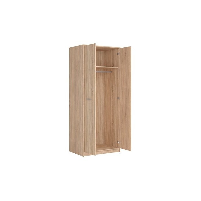 Devon 2 Door Combined Wardrobe - Sonoma Oak