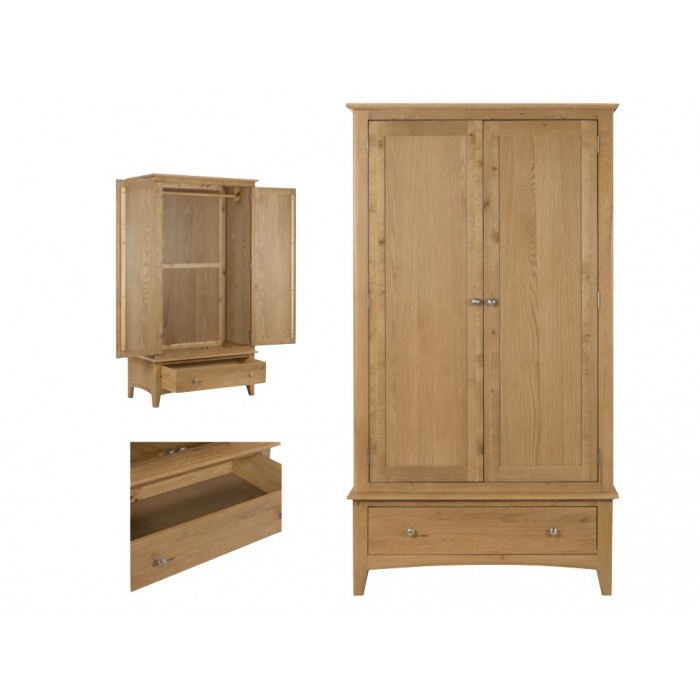 Kilkenny 2 Door Wardrobe - Oak