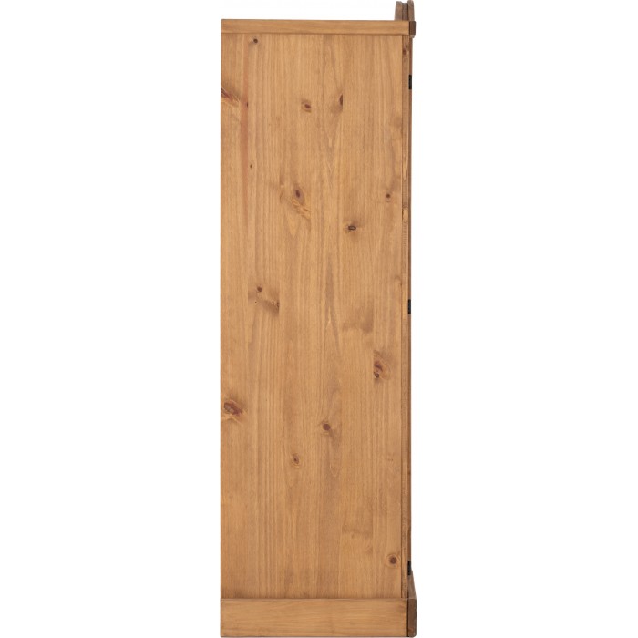 Corona 4 Door Wardrobe - Distressed Waxed Pine